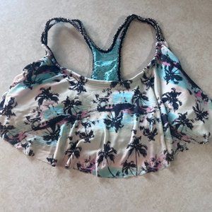 Breaking Waves Swim Bikini Top sz L